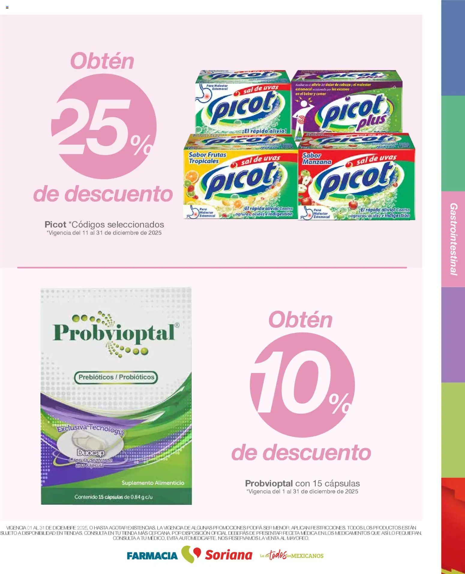 Nuevas ofertas de Soriana válidas en toda la República Mexicana desde el 01.12.2025. ¡Encuentra las mejores ofertas en Soriana - Folleto Farmacia Soriana Diciembre Híper Nacional! | Página: 5