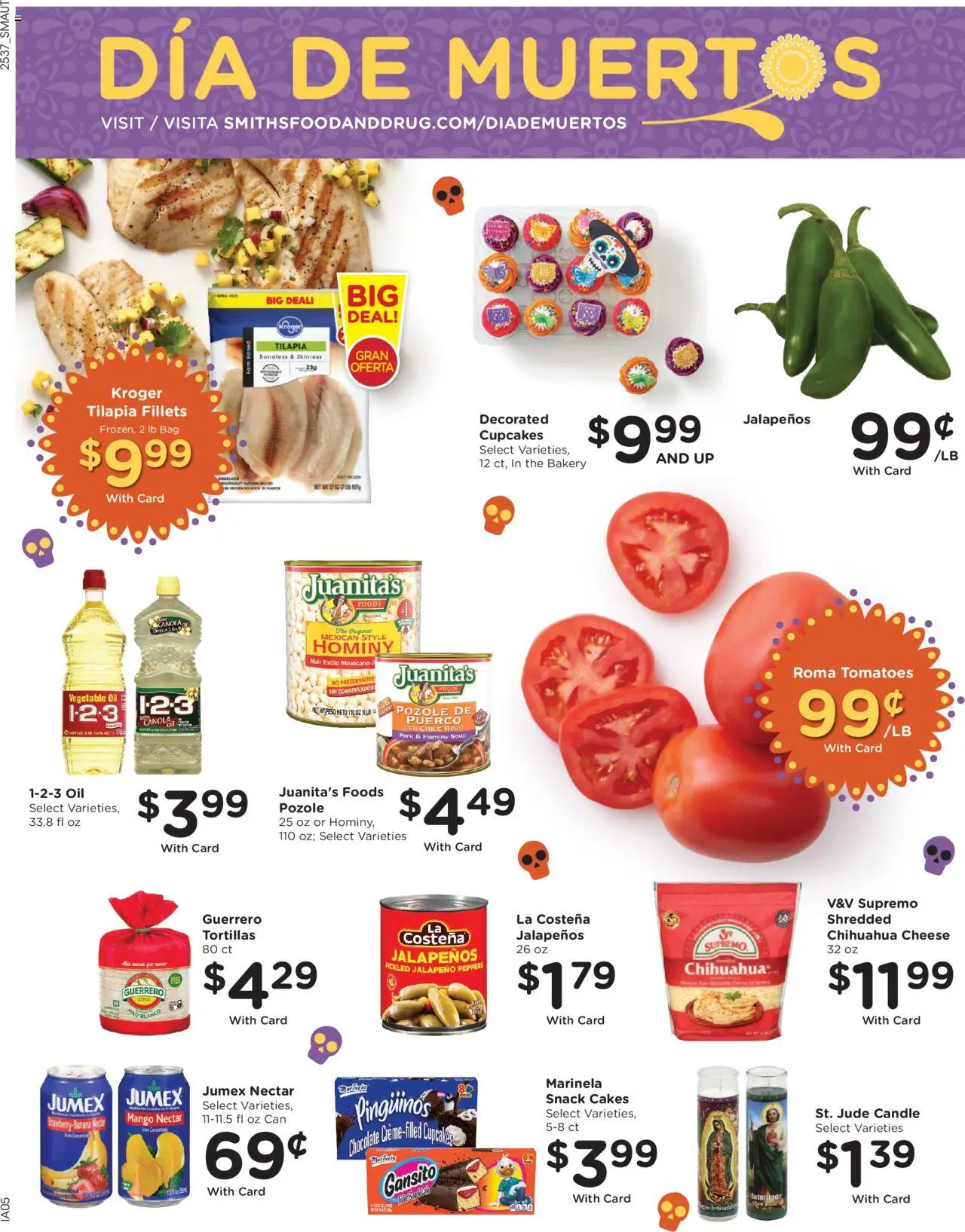 Smith's Weekly Ad - valid from 15.10.2025 | Page: 14 | Products: Cheese, Oil, Chocolate, Pork