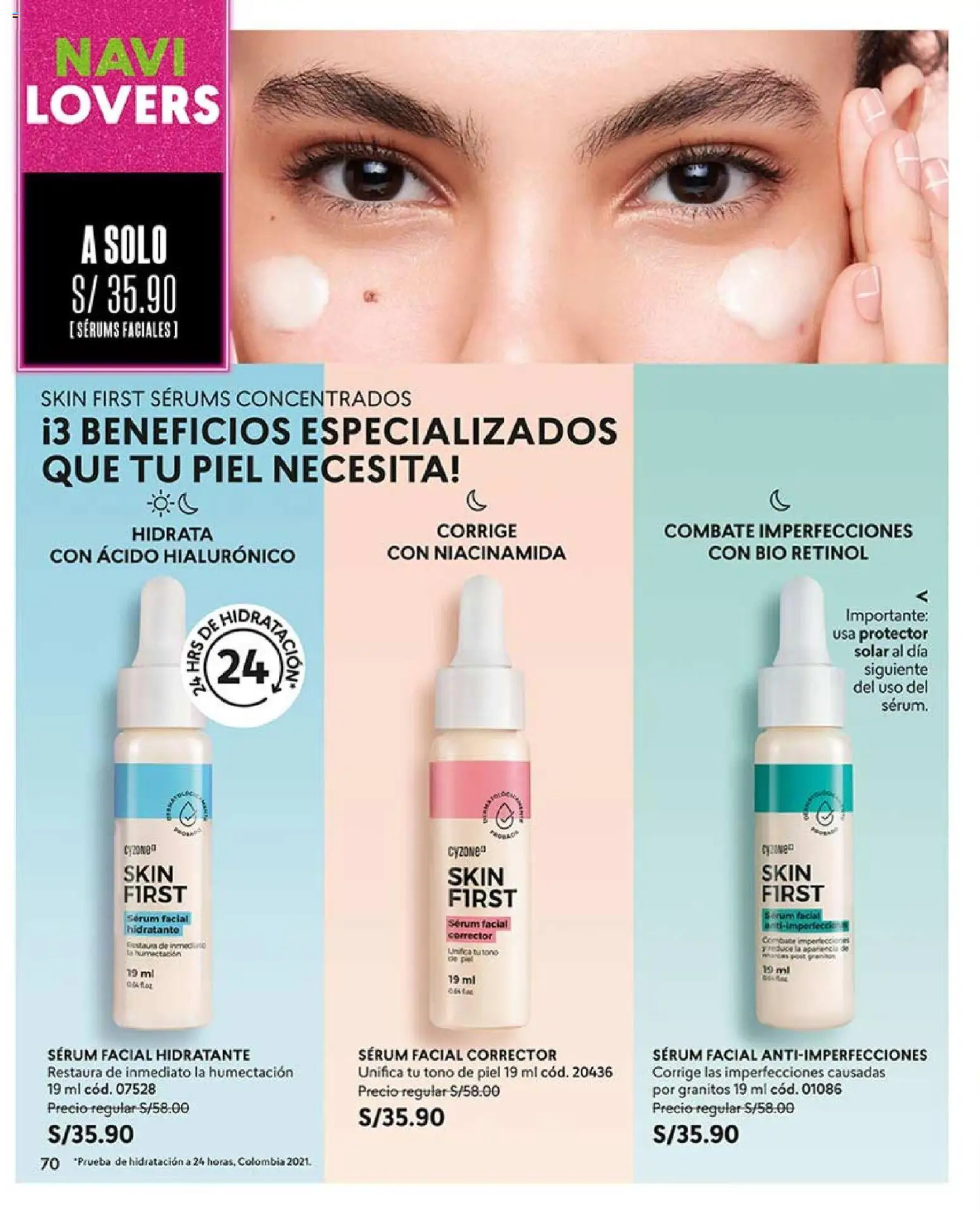 Catálogo CyZone válido desde 14.11.2025 | Página: 82 | Productos: Protector solar, Corrector