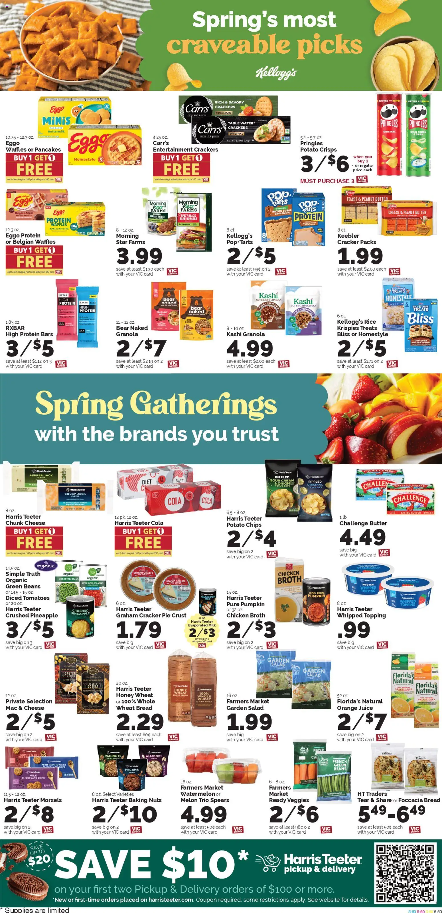 Harris Teeter Weekly Ad - NC - valid from 25.03.2026 | Page: 11 | Products: Milk, Pineapple, Chips, Water