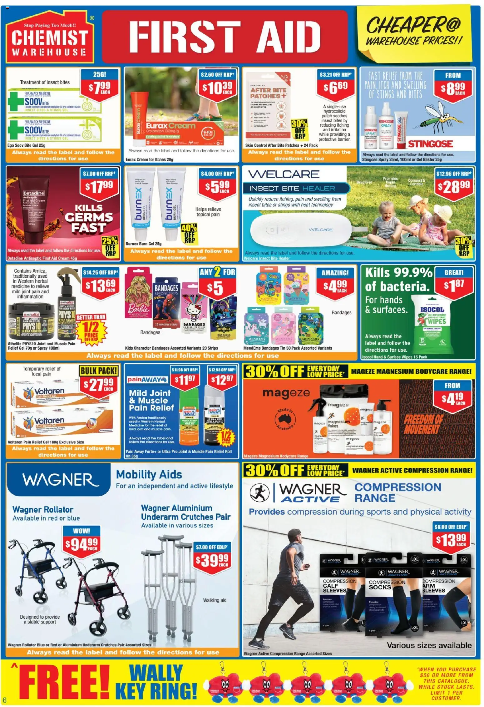 Chemist Warehouse catalogue - valid from 01.01.2026 | Page: 6 | Products: Flakes, Socks, Herbal, Pain relief