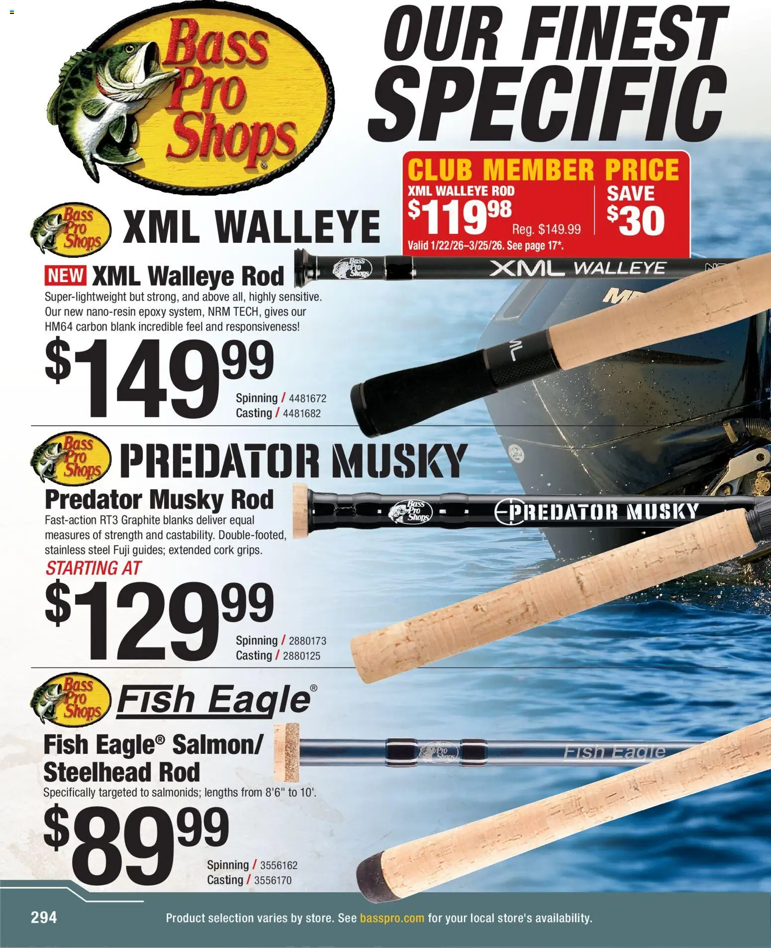 Cabela's Spring Fishing Master 26 - valid from 22.01.2026 | Page: 294