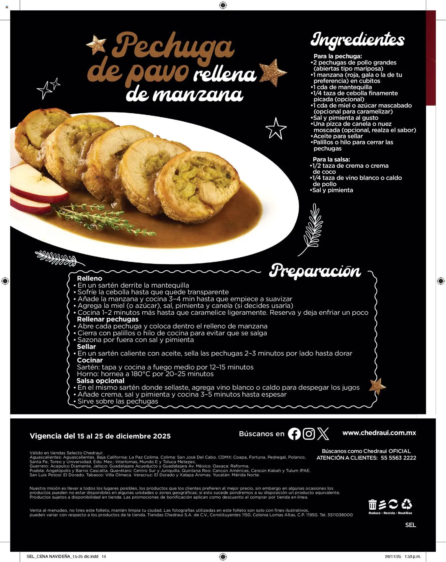 Nuevas ofertas de Chedraui válidas en toda la República Mexicana desde el 15.12.2025. ¡Encuentra las mejores ofertas en Chedraui folleto Delicias! | Página: 14 | Productos: Taza, Pimienta, Aceite, Cocina