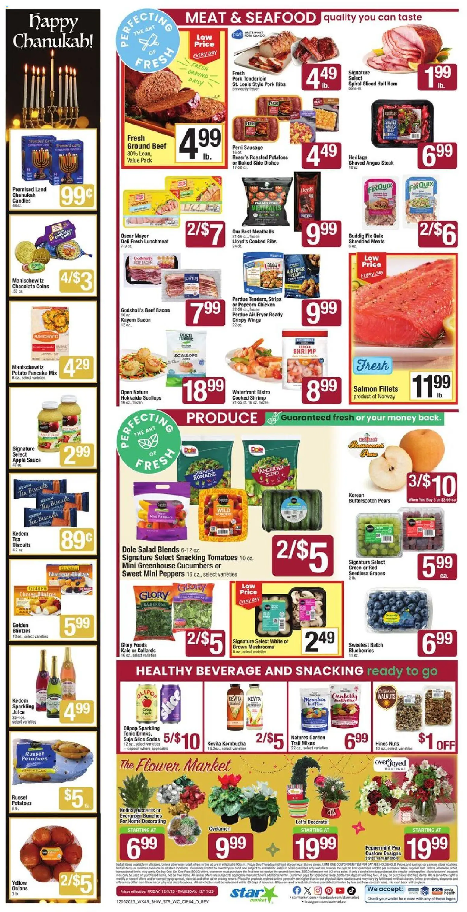 Star Market Weekly Ad - MA - valid from 05.12.2025 | Page: 4 | Products: Fryer, Beef, Nuts, Sauce