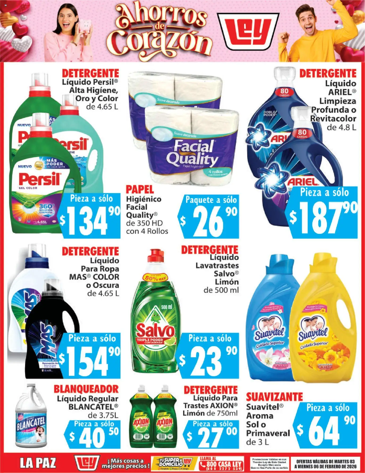 Nuevas ofertas de Casa Ley válidas en toda la República Mexicana desde el 03.02.2026. ¡Encuentra las mejores ofertas en Casa Ley folleto Ahorros de Corazón! | Página: 5