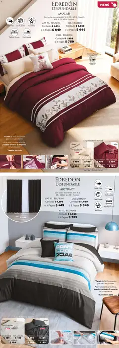 Vista previa de Colchas Concord catálogo, nuevo folleto de la tienda, válido en México a partir del 01.02.2026 | Página: 14