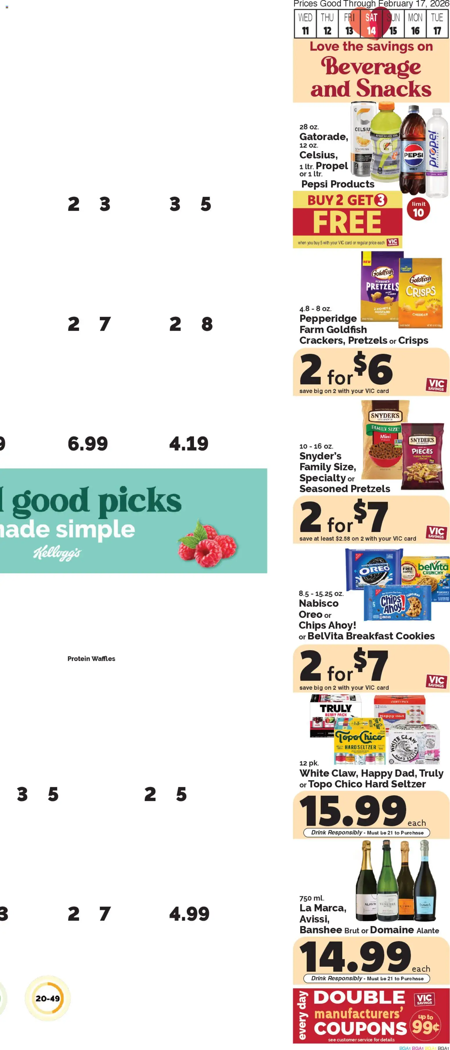 Harris Teeter Weekly Ad - valid from 11.02.2026 | Page: 2 | Products: Coffee, Chips, Cookies