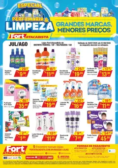 Fort Atacadista - Ofertas Perfumaria e Limpeza - Pré-Visualização do folheto da loja Fort Atacadista, válido de 28.07.2025