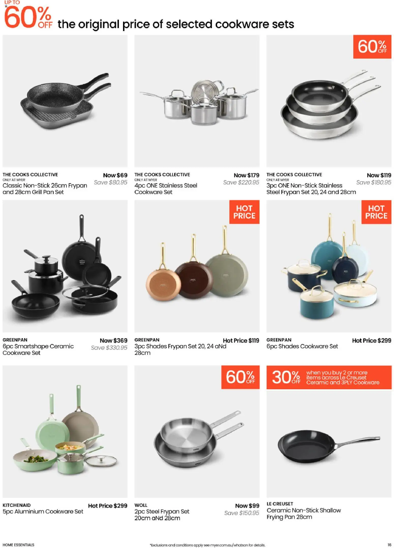 Myer catalogue - valid from 10.02.2026 | Page: 16 | Products: Cookware, Grill