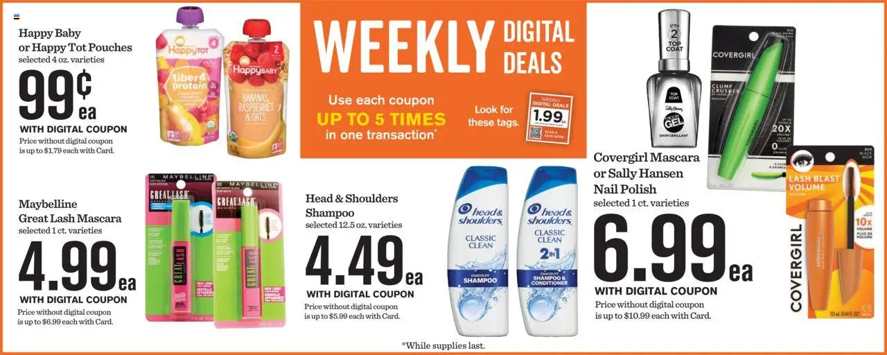 Mariano's Weekly Ad - valid from 13.08.2025 | Page: 5 | Products: Mascara, Nail polish, Shampoo, Conditioner