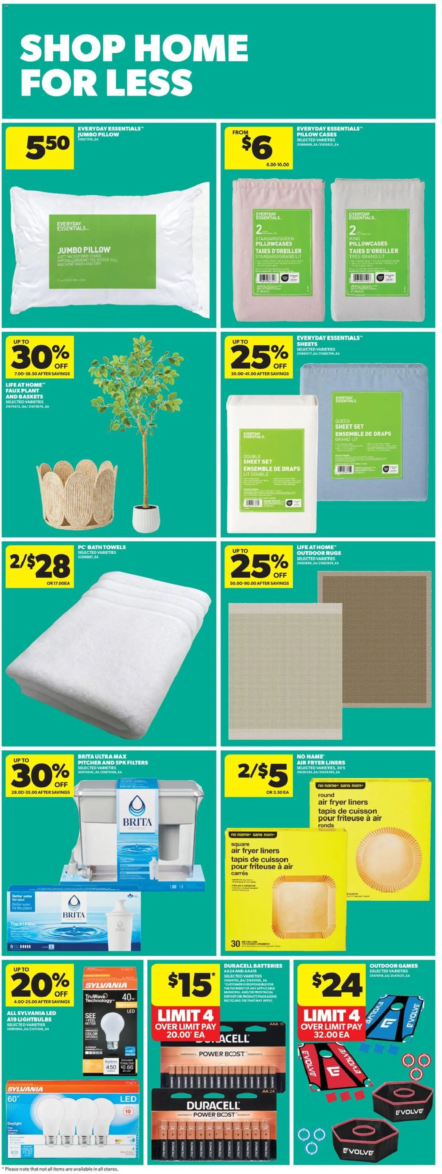 Real Canadian Superstore flyer valid from 19.03.2026 | Page: 35 | Products: Fryer, Pillow, Bath