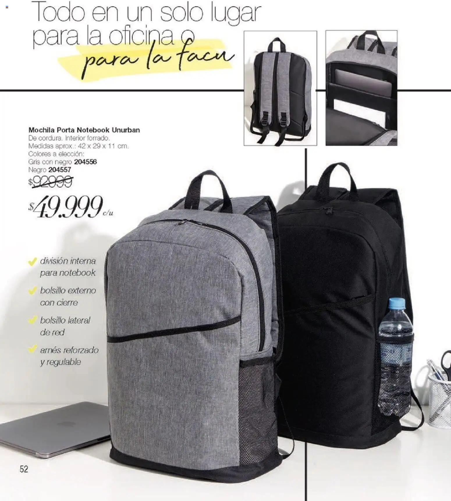 Violetta - Violetta Cosméticos │ válido desde el 18.03.2026 | Página: 52 | Productos: Notebook, Mochila