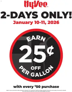 Preview of HyVee weekly ads valid from 10.01.2026