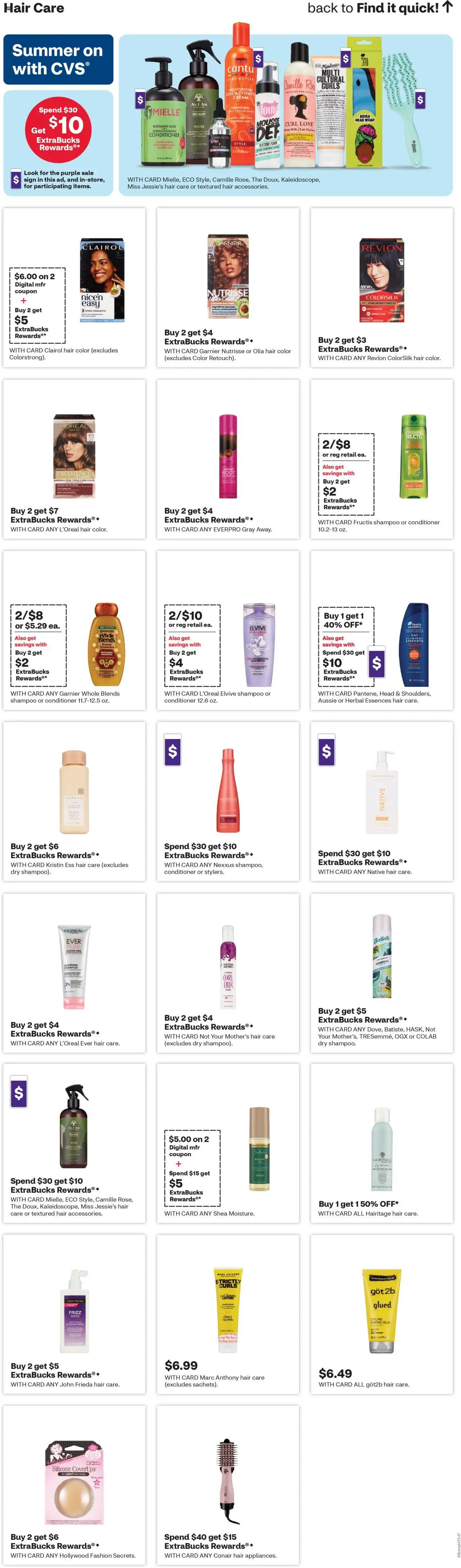 CVS Pharmacy - Weekly Ad - ME - valid from 15.06.2025 | Page: 12 | Products: Shampoo, Conditioner, Butter, Cream