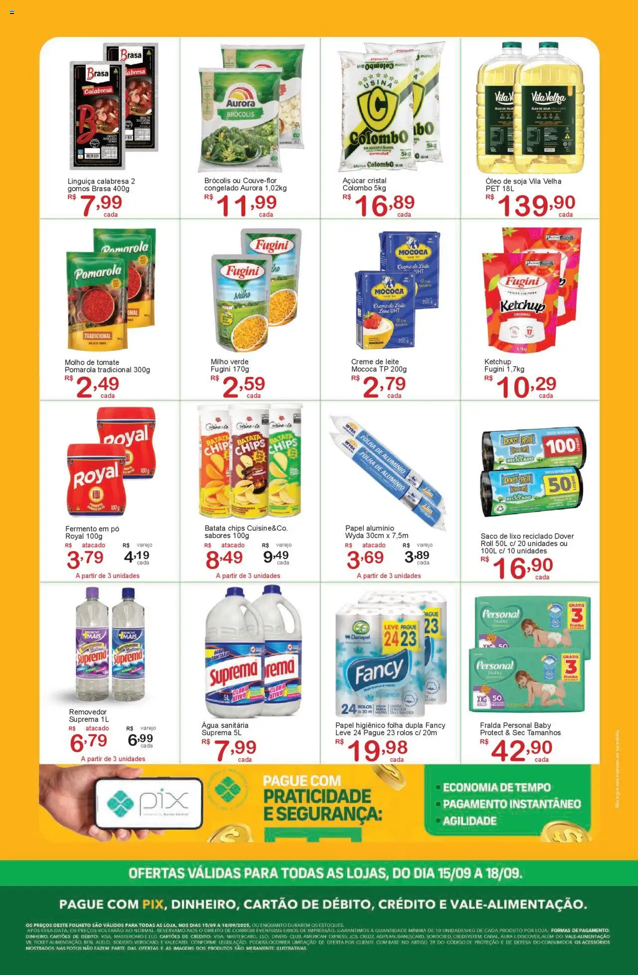 GIGA Atacado Folheto - válido de 15.09.2025 | Página: 2 | Produtos: Milho verde, Ketchup, Brócolis, Creme de leite