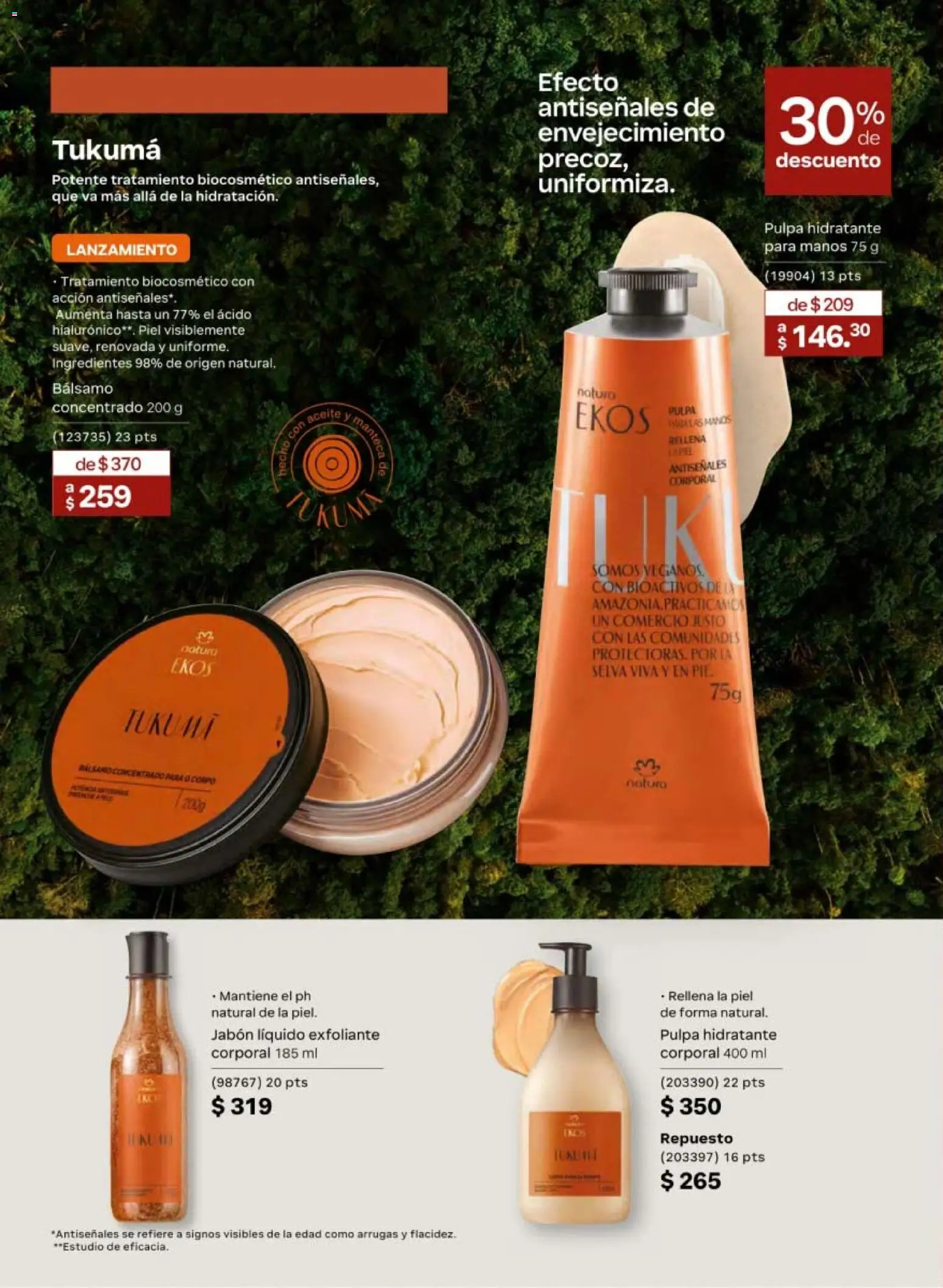 Nuevas ofertas de Natura válidas en toda la República Mexicana desde el 20.02.2026. ¡Encuentra las mejores ofertas en Natura campaña 4 2026! | Página: 98 | Productos: Jabón líquido, Aceite, Bálsamo, Jabón