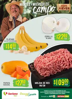 Vista previa de Soriana - Martes y Miércoles del Campo Súper: Saltillo y Torreón, nuevo folleto de la tienda, válido en México a partir del 18.11.2025