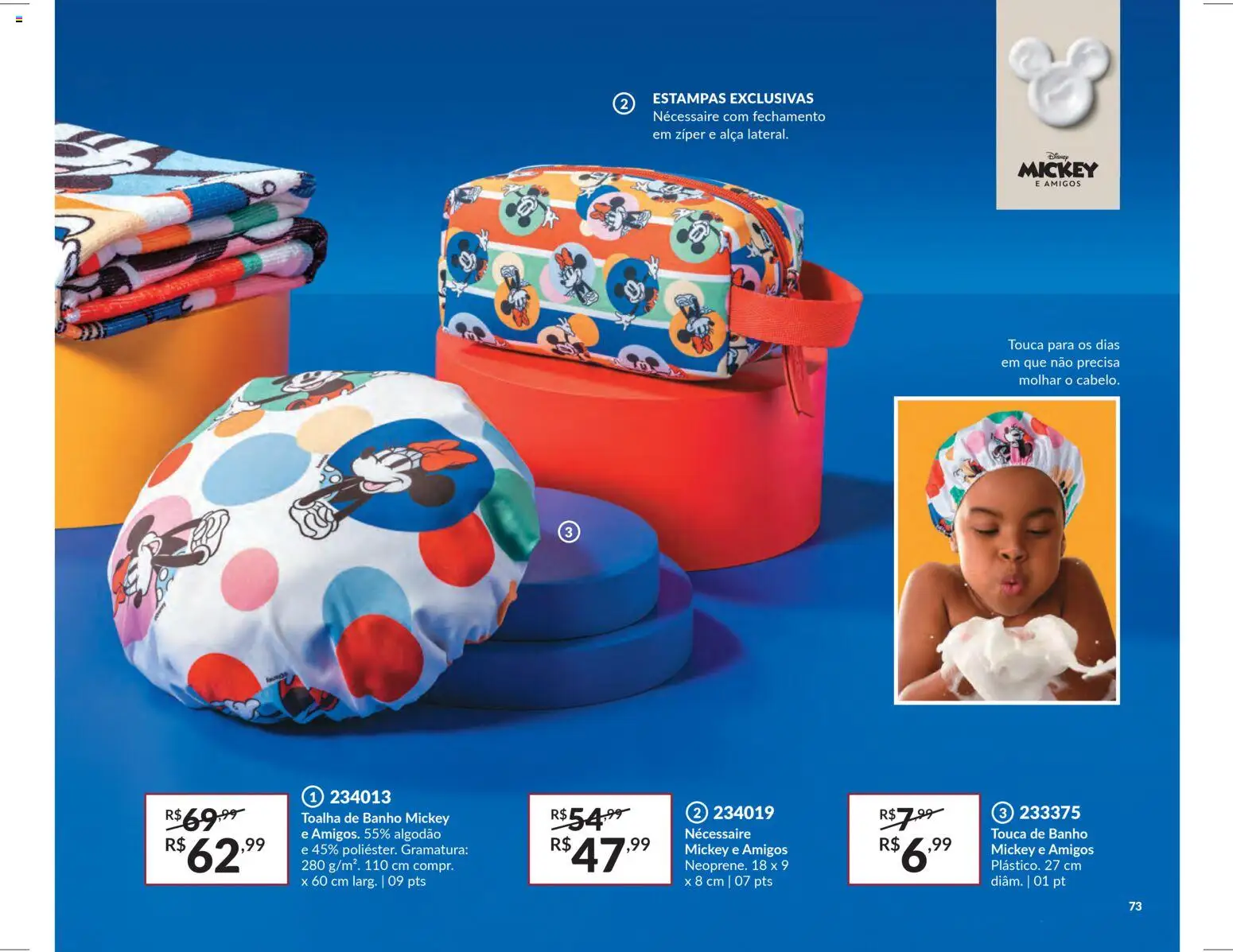 Avon Folheto - válido de 15.01.2026 | Página: 73 | Produtos: Touca, Necessaire, Toalha de banho, Algodão