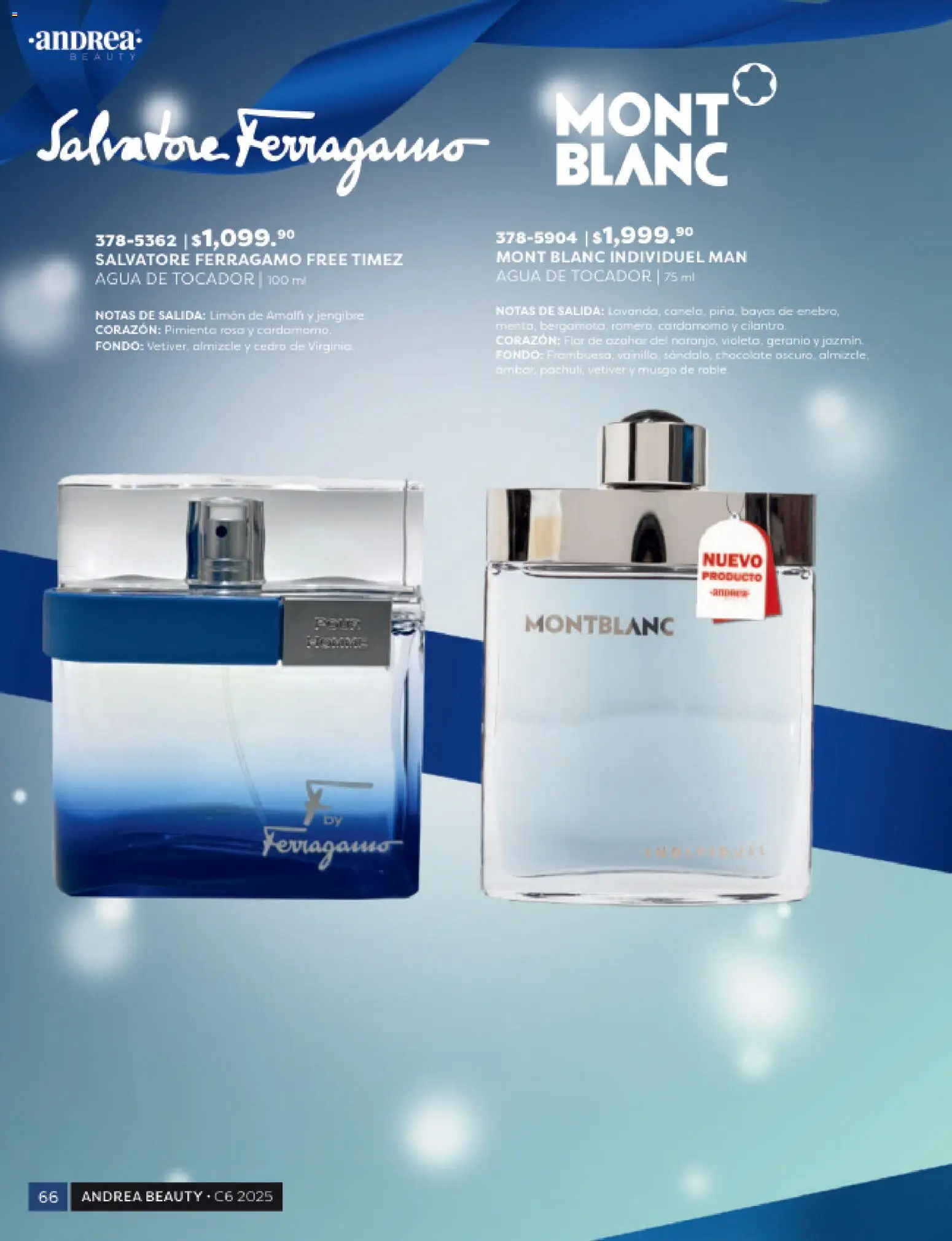 Nuevas ofertas de Andrea válidas en toda la República Mexicana desde el 31.10.2025. ¡Encuentra las mejores ofertas en Andrea catálogo Beauty! | Página: 66 | Productos: Pimienta, Agua, Limón, Chocolate