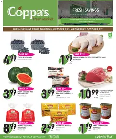 Preview of Coppas Fresh Market weekly flyer / circulaire from shop Coppas Fresh Market valid from 23.10.2025