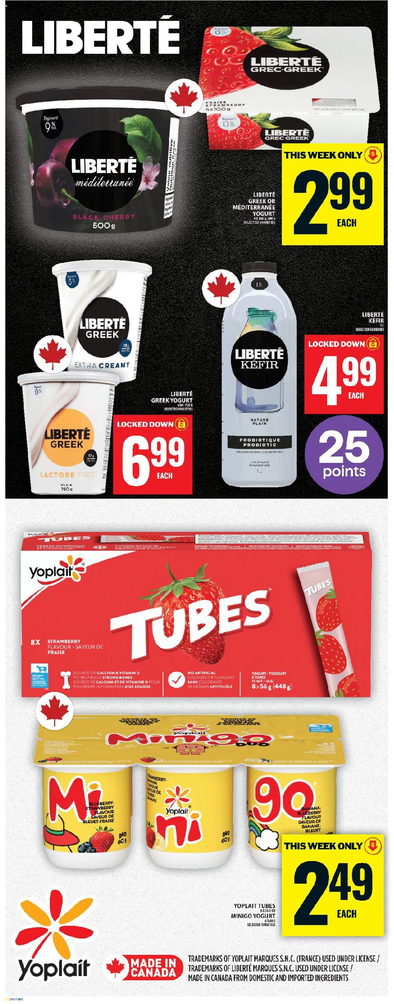 Food Basics flyer valid from 01.01.2026 | Page: 13 | Products: Yogurt