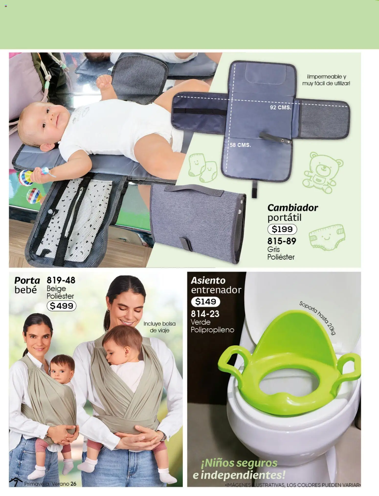 Nuevas ofertas de Cklass válidas en toda la República Mexicana desde el 02.01.2026. ¡Encuentra las mejores ofertas en Cklass catálogo Home! | Página: 8 | Productos: Bolsa, Cambiador