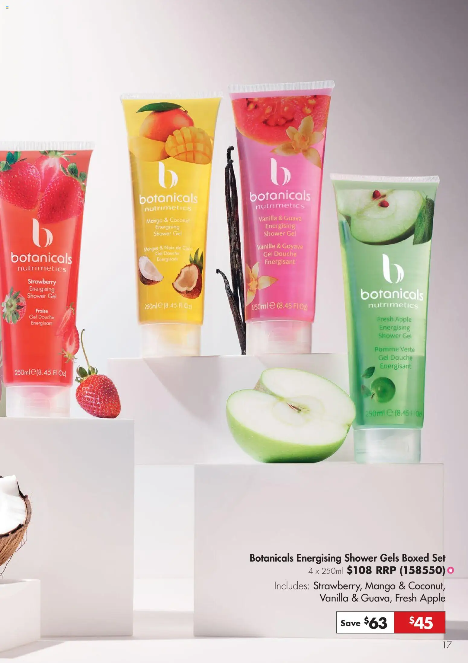 Nutrimetics catalogue - valid from 26.04.2026 | Page: 17 | Products: Shower, Shower gel, Mango