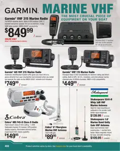 Preview of Cabela's weekly ads valid from 22.01.2026 | Page: 488 | Products: Radio, Speaker