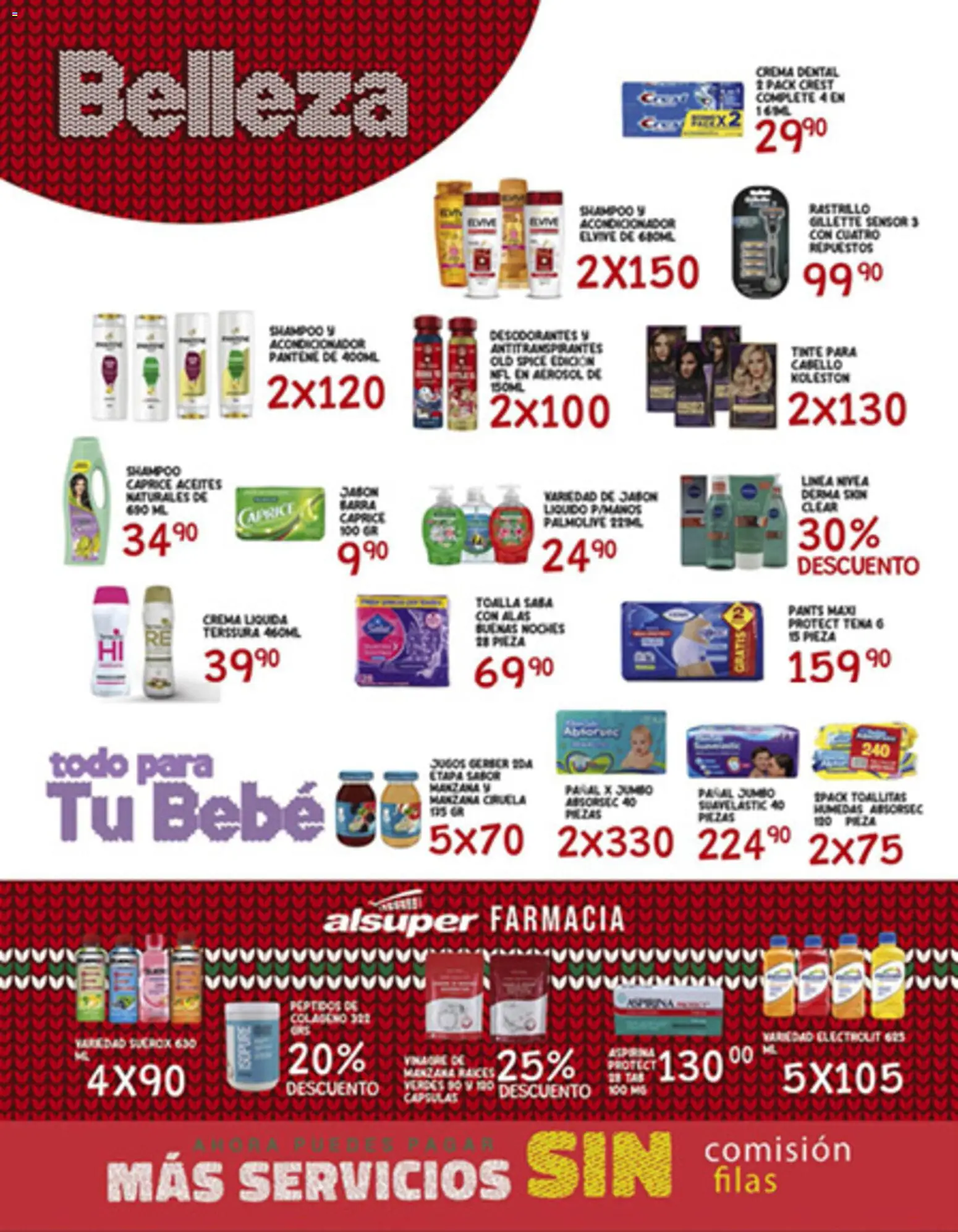 Nuevas ofertas de Alsuper válidas en toda la República Mexicana desde el 05.12.2025. ¡Encuentra las mejores ofertas en Alsuper folleto! | Página: 4 | Productos: Vinagre, Jabón líquido, Manzana, Jabón
