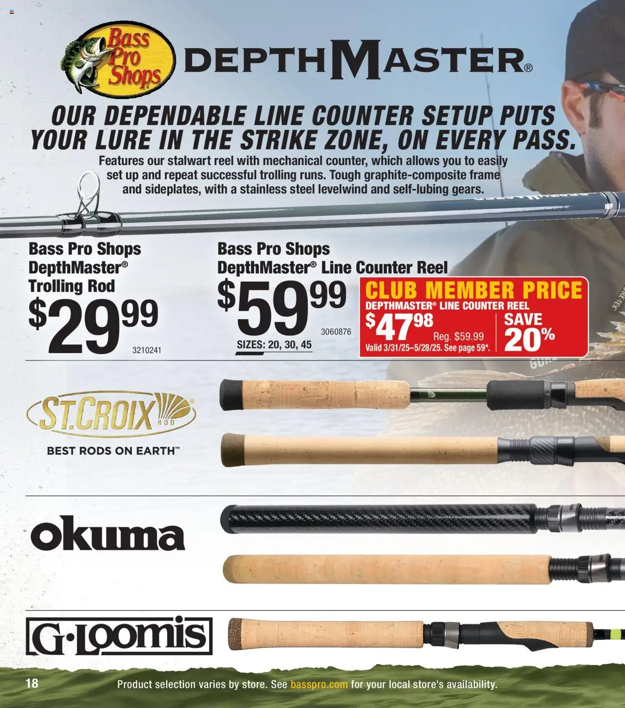 Cabela's Northern Angler 25 - valid from 27.03.2025 | Page: 18 | Products: Lure, Rod