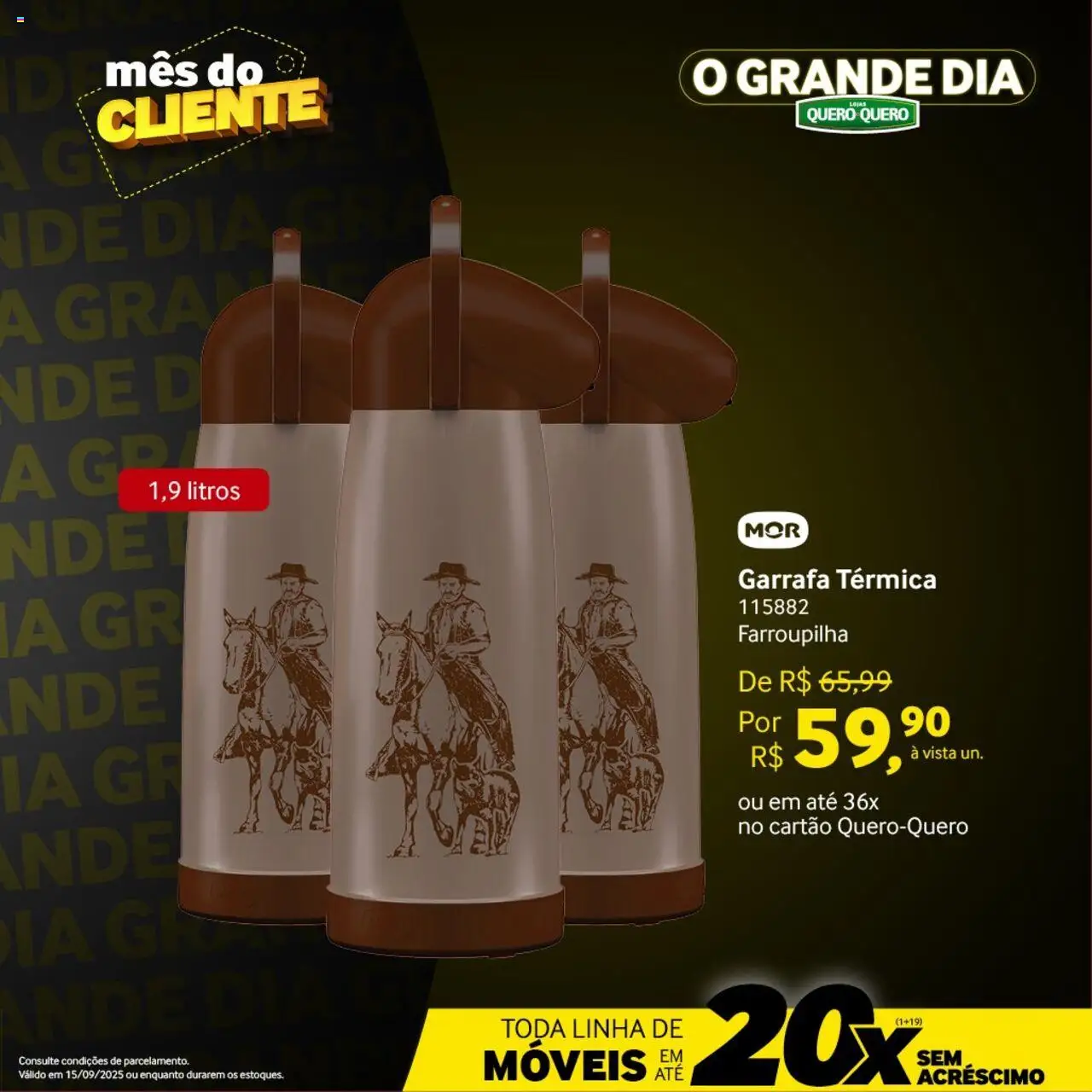 Lojas Quero-Quero Folheto - válido de 15.09.2025 | Página: 19 | Produtos: Garrafa térmica