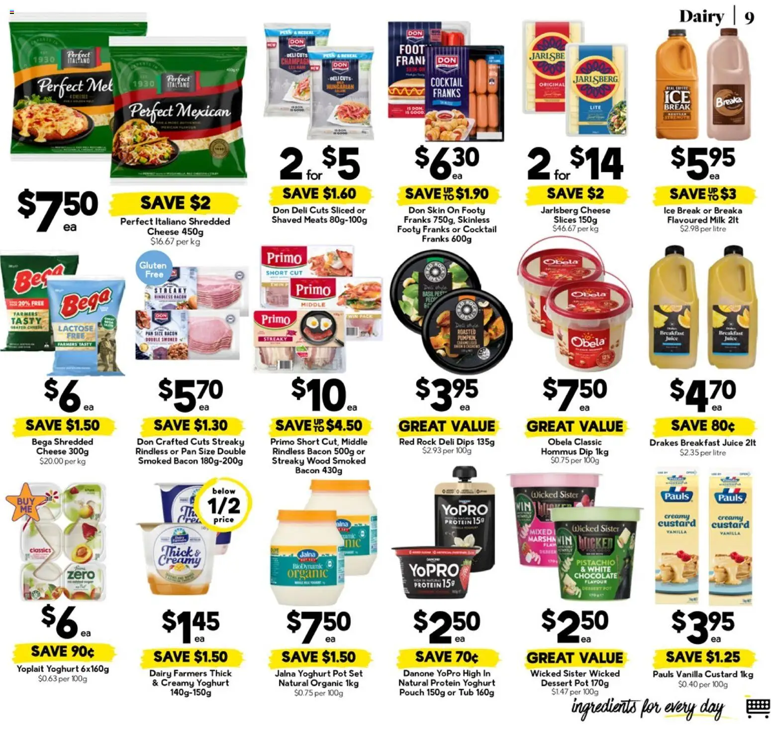 Drakes catalogue - valid from 14.01.2026 | Page: 9 | Products: Pot, Milk, Wood, Pumpkin