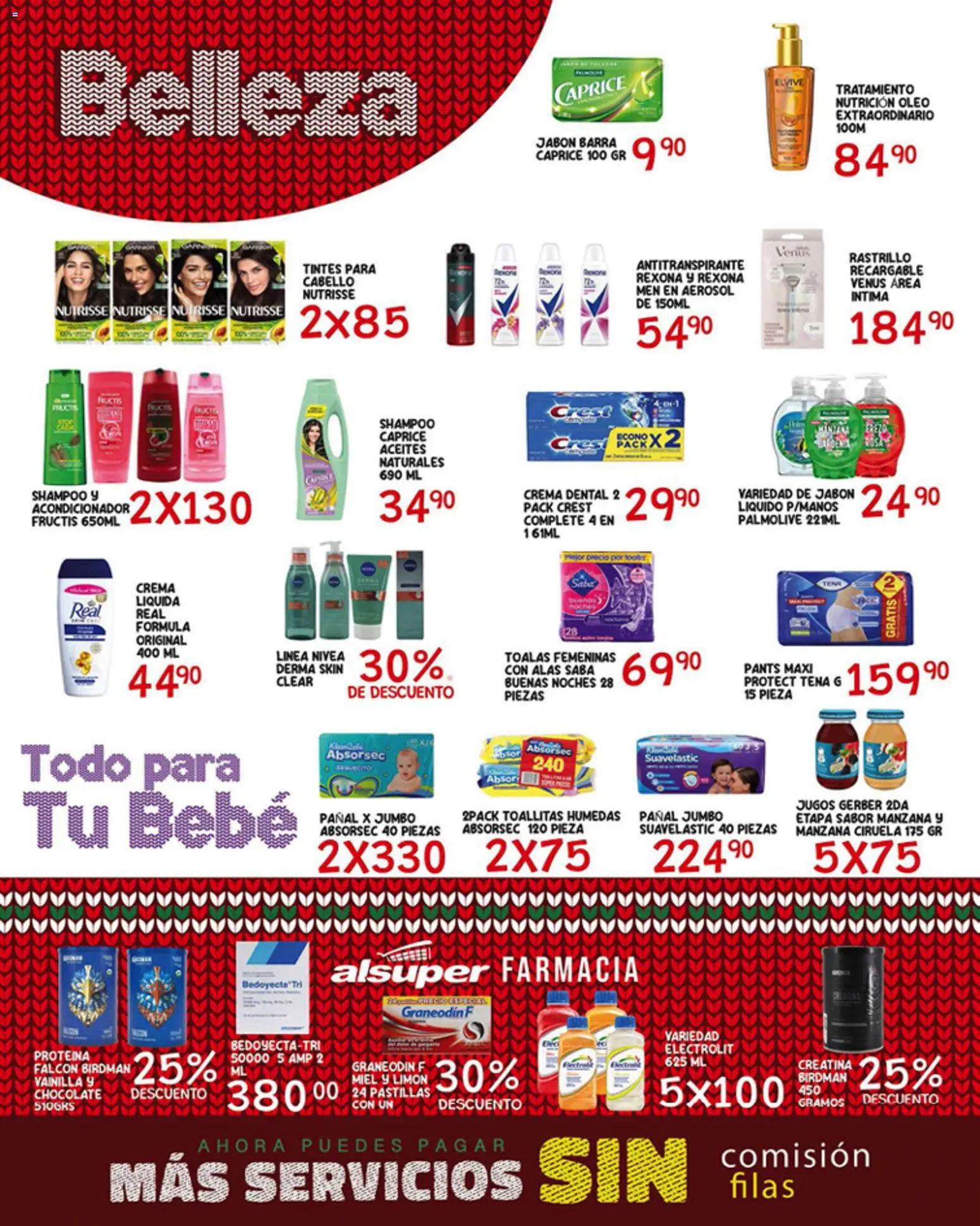 Nuevas ofertas de Alsuper válidas en toda la República Mexicana desde el 19.12.2025. ¡Encuentra las mejores ofertas en Alsuper folleto Zacatecas! | Página: 4 | Productos: Antitranspirante, Jabón líquido, Limón, Jabón