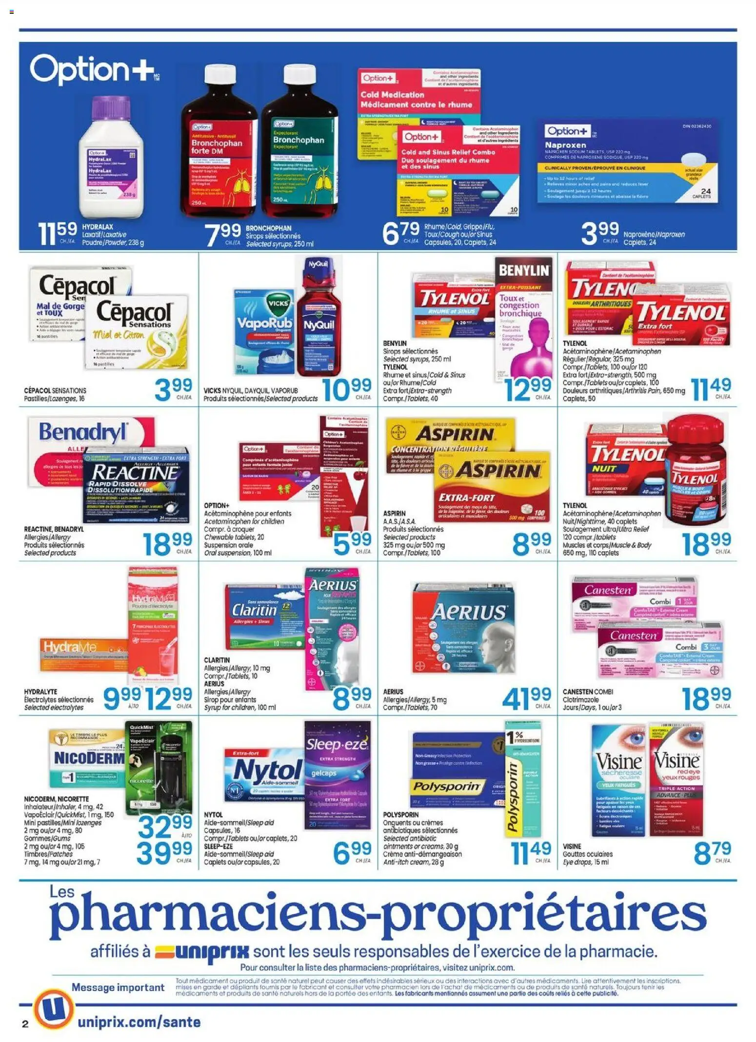 Uniprix flyer valid from 18.12.2025 | Page: 2