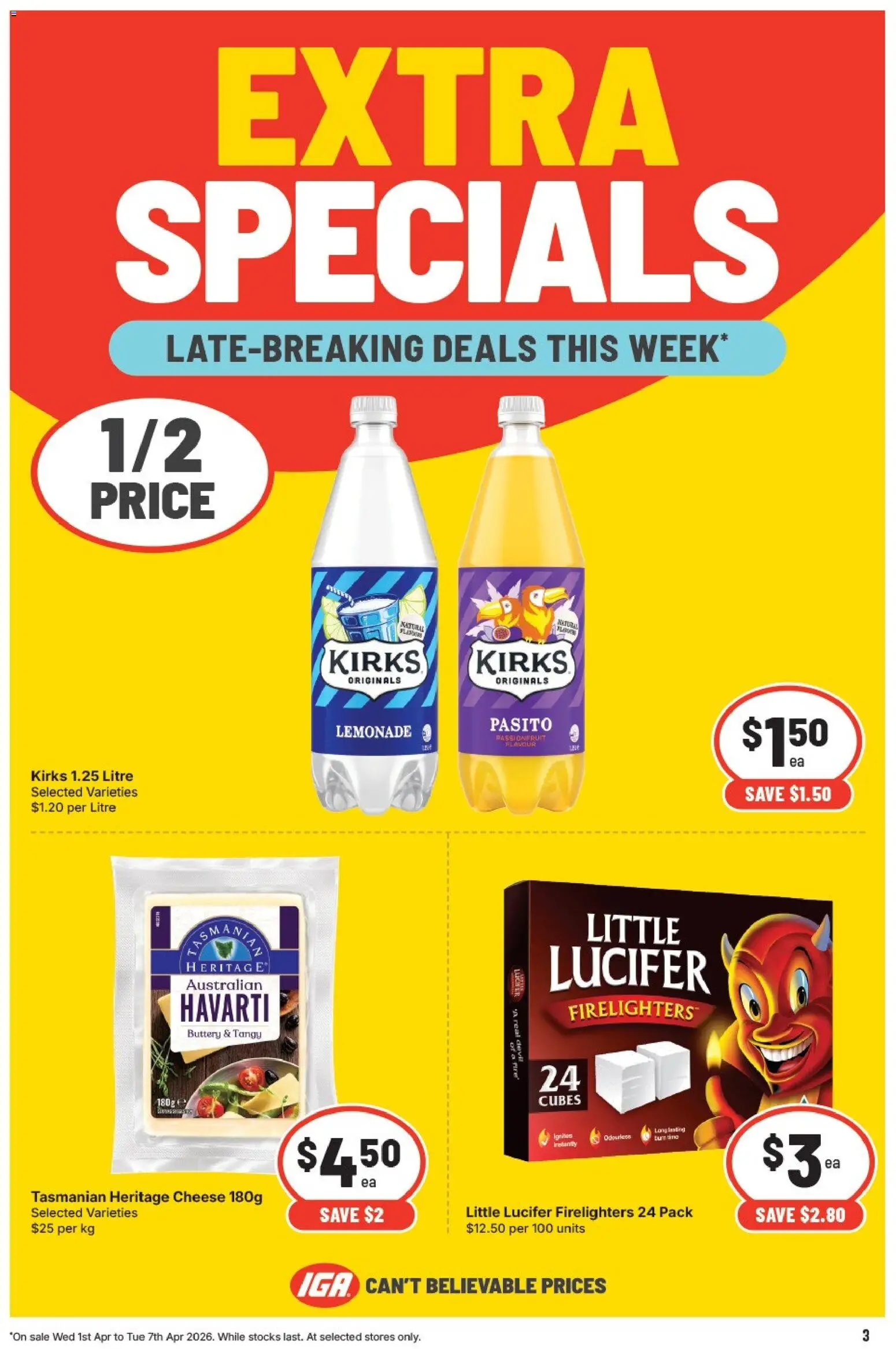 IGA catalogue - valid from 01.04.2026 | Page: 4 | Products: Cheese