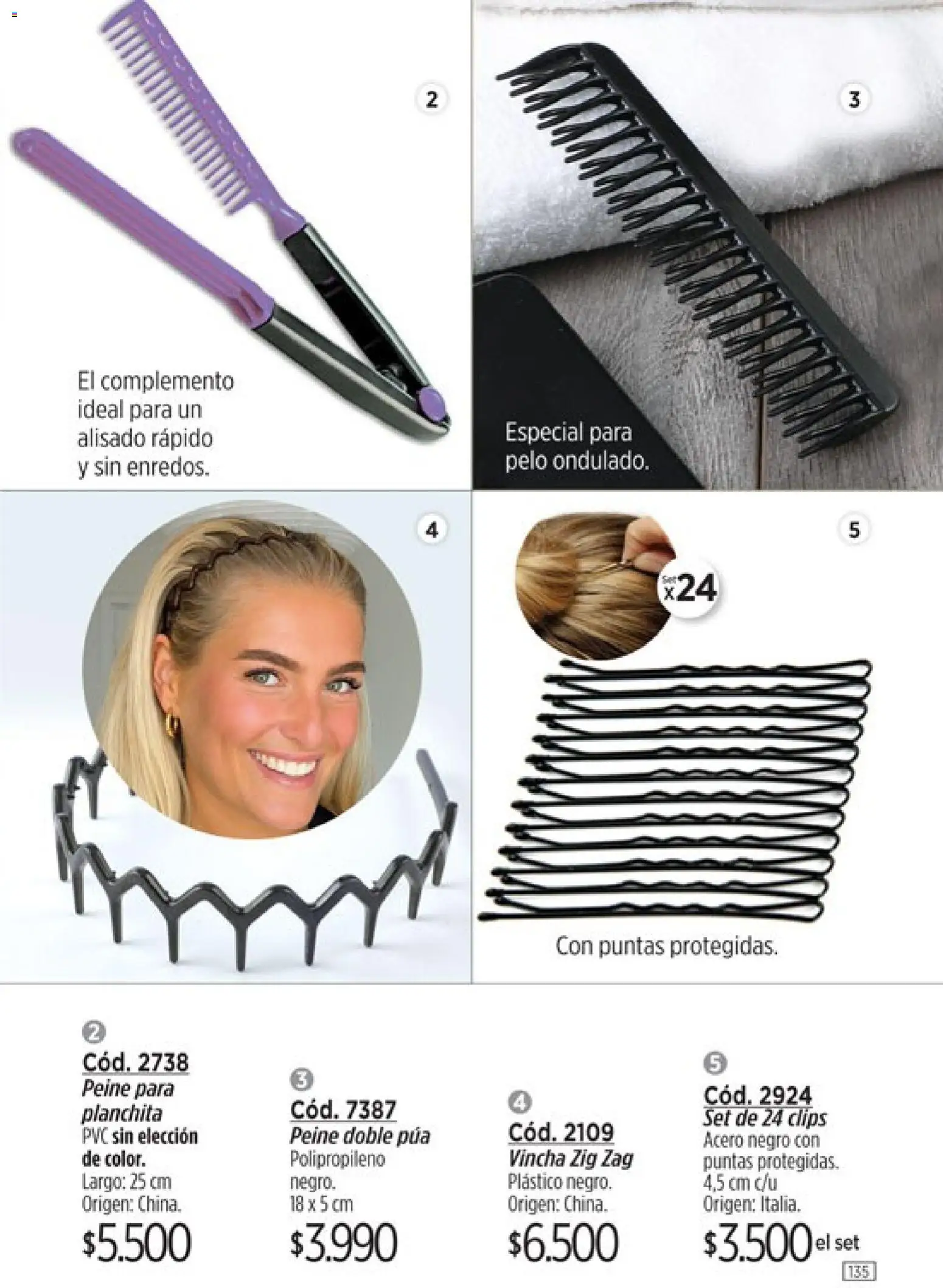 Catálogo Amodil Campaña 6 │ válido desde el 04.03.2026 | Página: 135 | Productos: Vincha, Peine