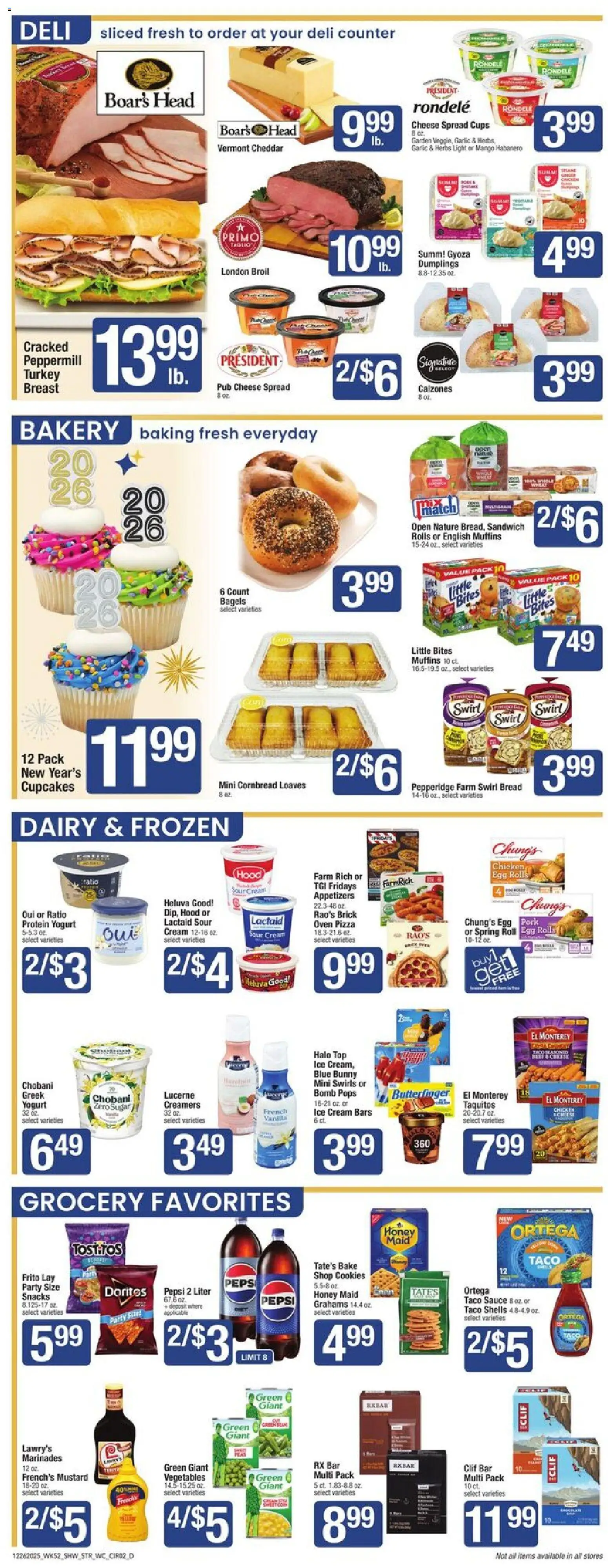 Star Market Weekly Ad - valid from 26.12.2025 | Page: 2 | Products: Pizza, Cream, Sugar, Mango