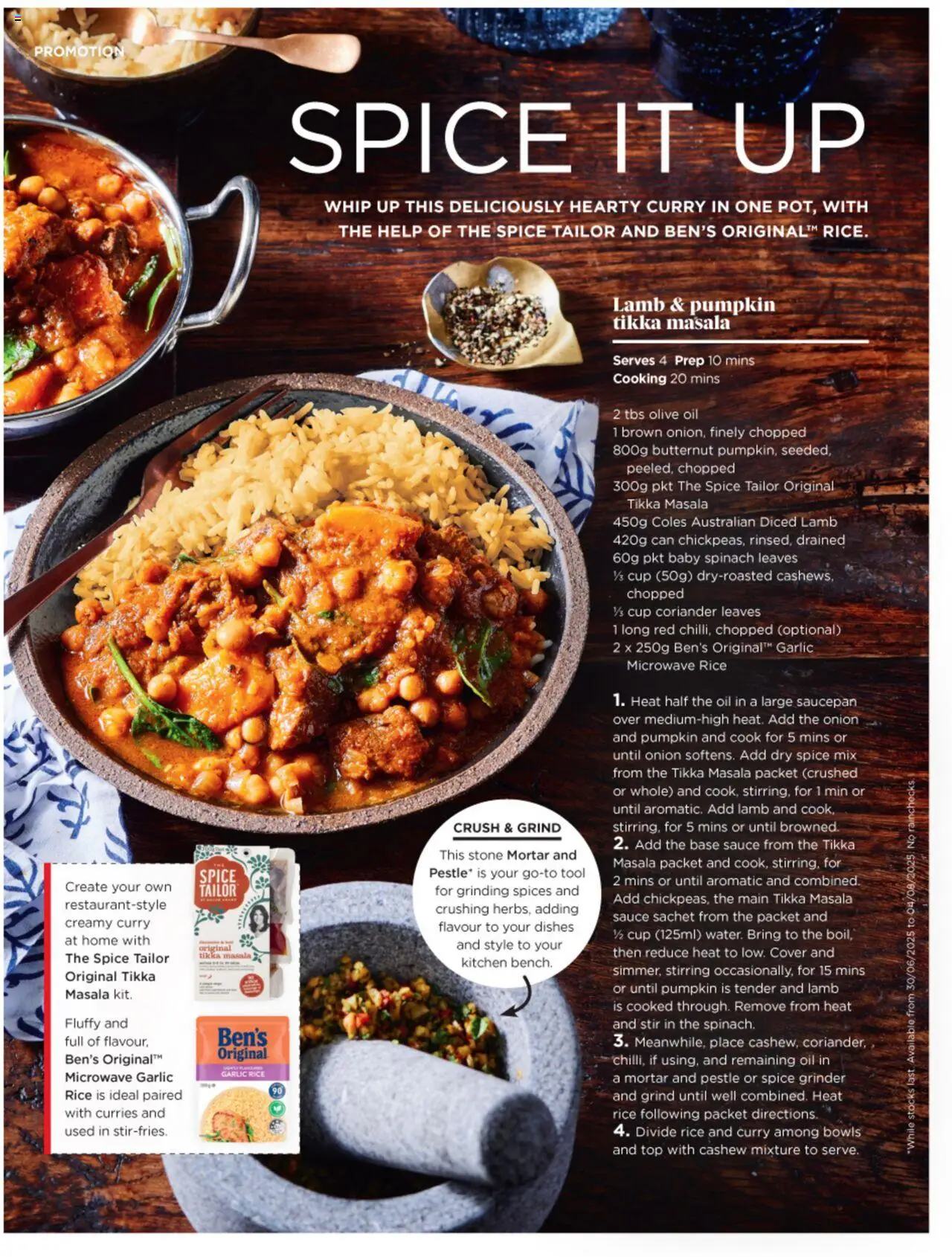 Coles catalogue - valid from 03.07.2025 | Page: 62 | Products: Lamb, Rice, Sauce, Garlic