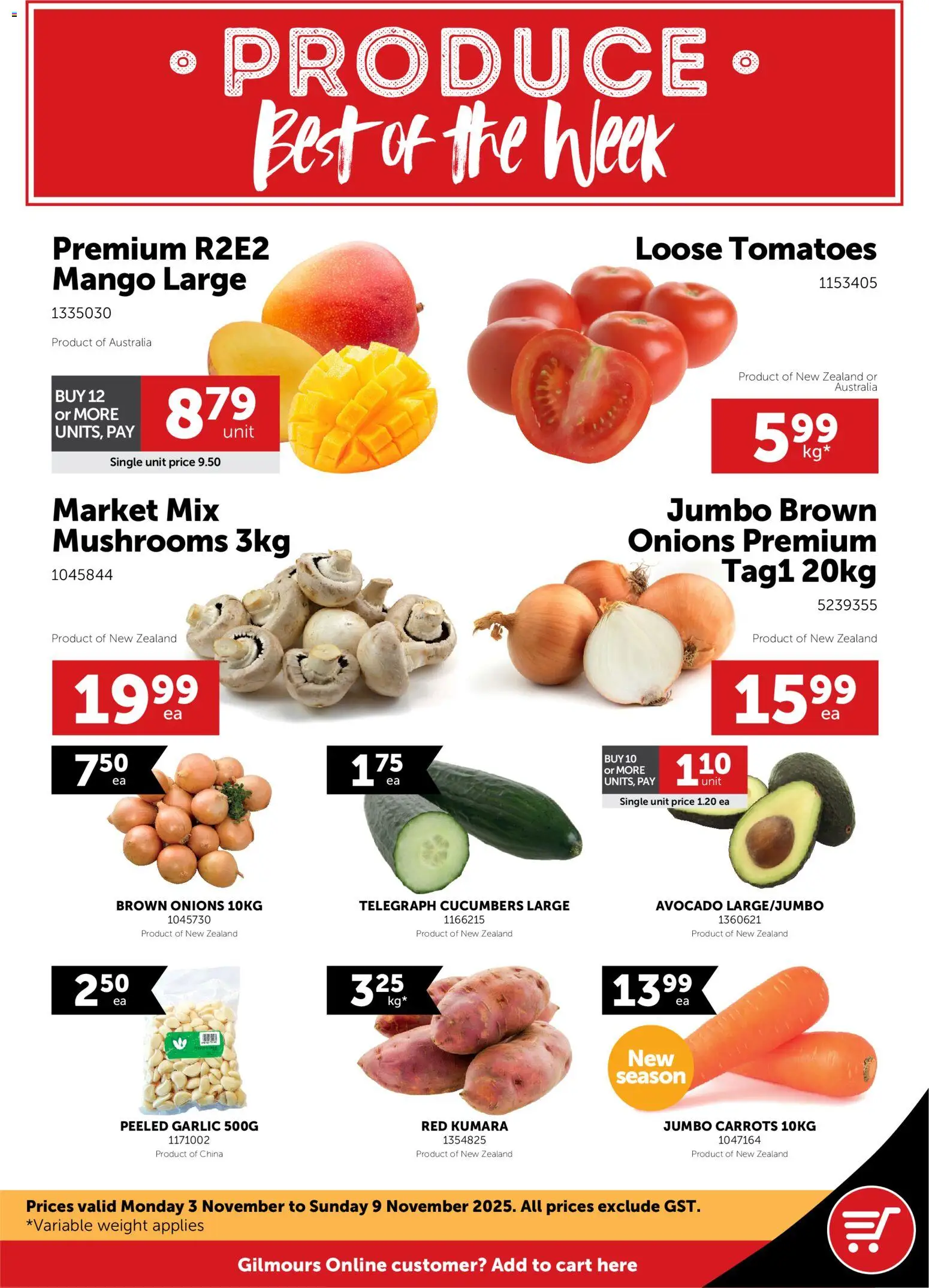 Gilmours catalogue from 03.11.2025 | Page: 1