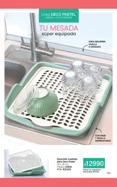 Vista previa Gigot catálogo válido desde el 01.11.2025 | Página: 155 | Productos: Mesada, Rejilla, Escurridor