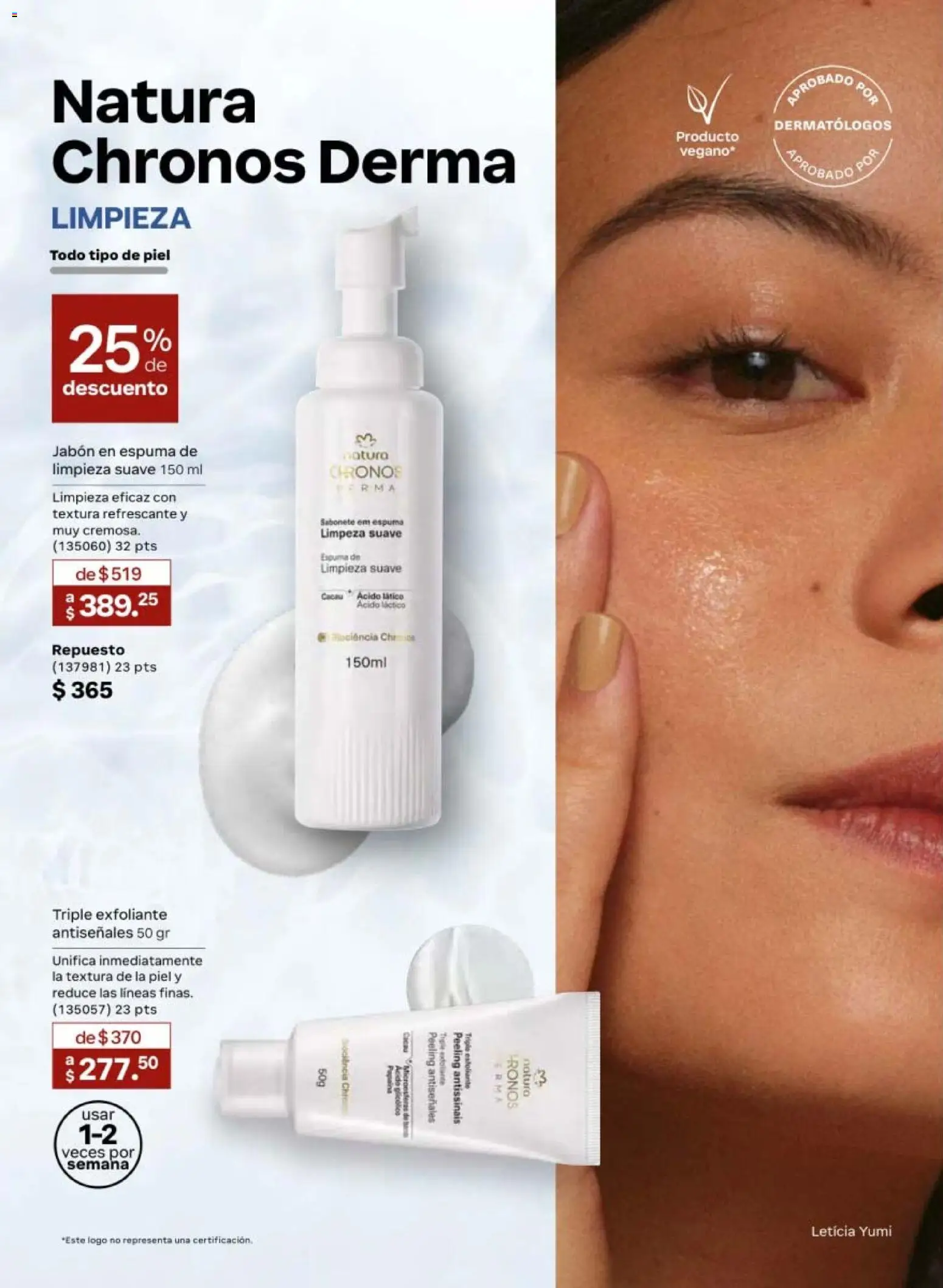 Nuevas ofertas de Natura válidas en toda la República Mexicana desde el 24.04.2026. ¡Encuentra las mejores ofertas en Natura campaña 7 2026! | Página: 80 | Productos: Espuma, Peeling, Jabón