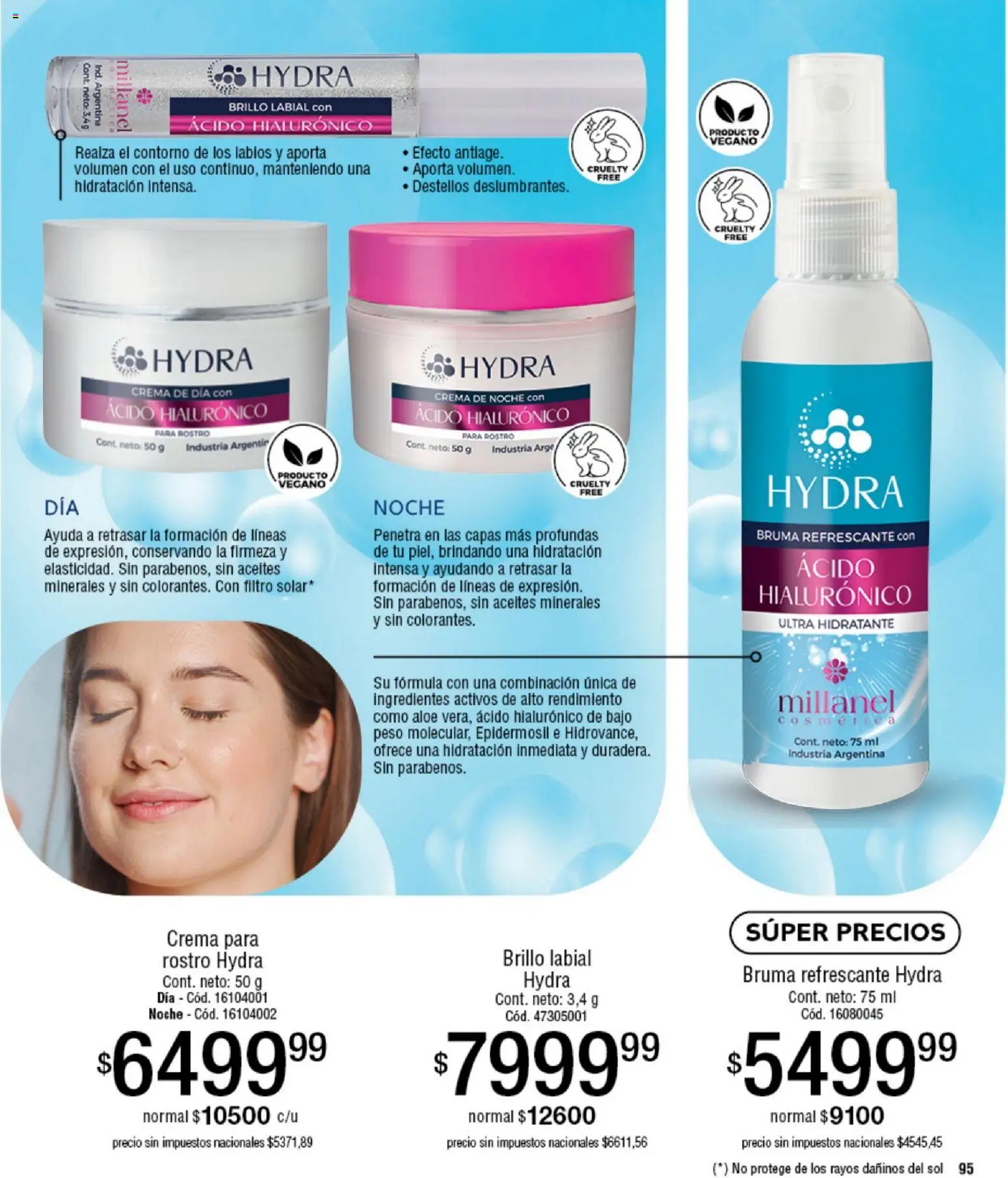 Millanel - Catálogo │ válido desde el 05.01.2026 | Página: 95 | Productos: Contorno, Brillo, Bruma, Crema