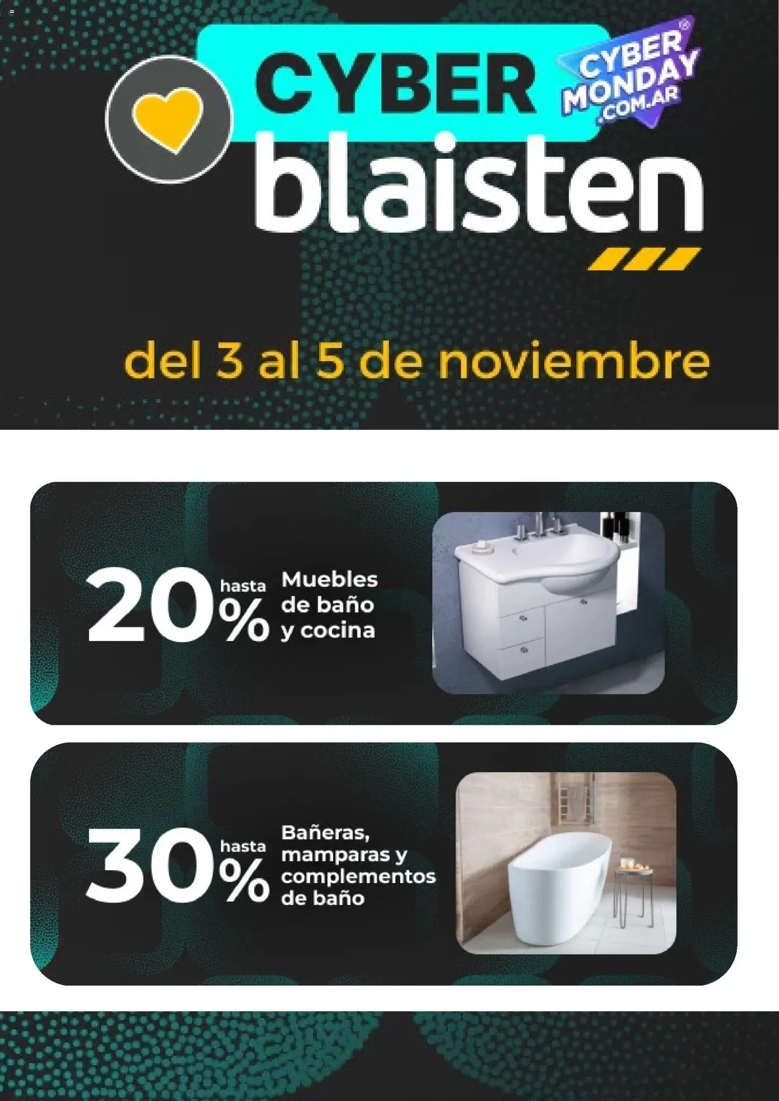 Blaisten - Cyber Monday  │ válido desde el 03.11.2025 | Página: 12 | Productos: Cocina, Baño