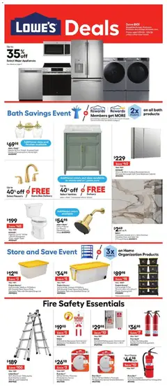 Preview of Lowe's weekly ads valid from 29.01.2026