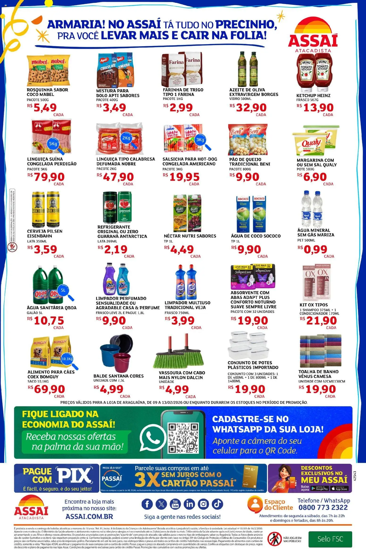 Assaí Atacadista Folheto - válido de 09.02.2026 | Página: 2