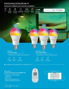 Vista previa de Steren catálogo, nuevo folleto de la tienda, válido en México a partir del 01.01.2025 | Página: 76 | Productos: Brillo, Audio, Control remoto, Foco