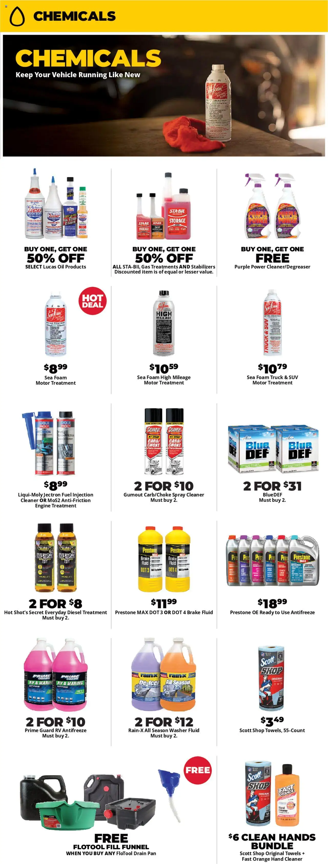 Advance Auto Parts Weekly Ad - valid from 25.09.2025 | Page: 3 | Products: Pan, Oil, Antifreeze, Washer