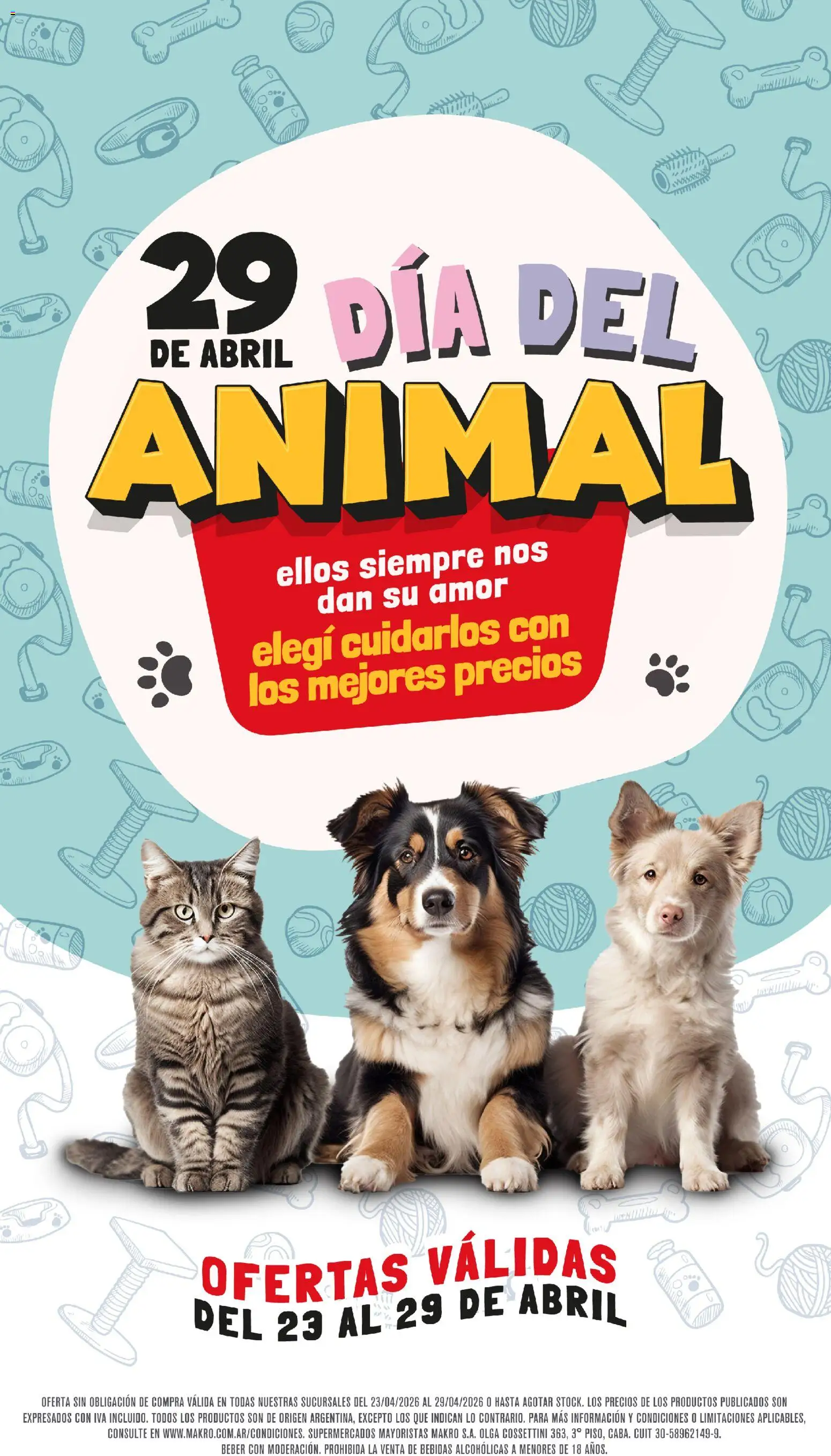 Makro Ofertas DÍA DEL ANIMAL │ válido desde el 23.04.2026 | Página: 1