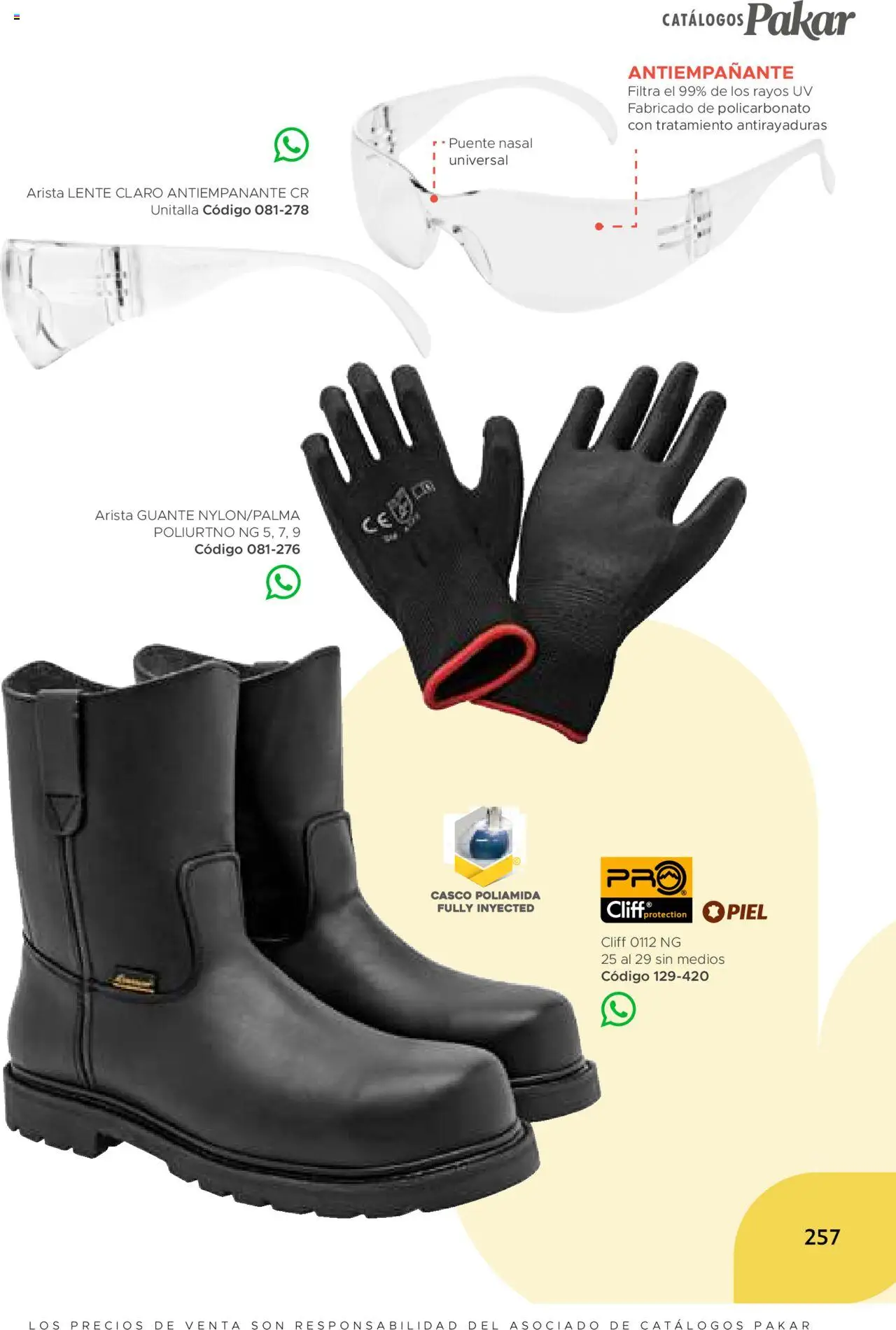 Nuevas ofertas de SC Pakar válidas en toda la República Mexicana desde el 24.07.2025. ¡Encuentra las mejores ofertas en SC Pakar - Catálogo Hombre otoño / invierno! | Página: 257 | Productos: Guante