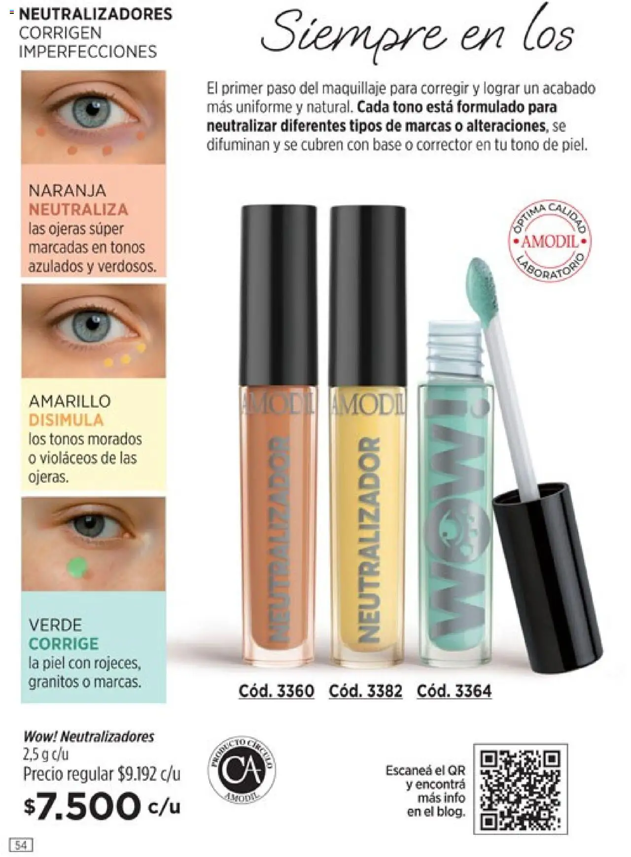 Catálogo Amodil Campaña 14 │ válido desde el 19.08.2025 | Página: 54 | Productos: Maquillaje